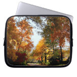 Village Street in Autumn Computer Sleeve
