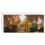 Village Street in Autumn Full Color Rack Card