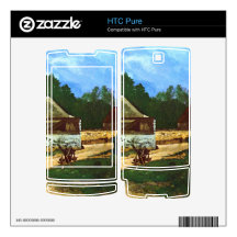 Village Street in Marlotte by Alfred Sisley Decal For The HTC Pure
