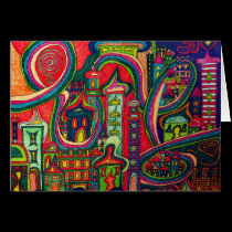 Villages of My Life Card cards