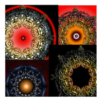 Villain Mandala Collage posters