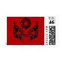 Villain Mask postage by VillainousTribal Villain Mask postage
