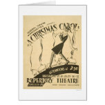 Villancico del navidad de Dickens WPA 1938 Tarjetas