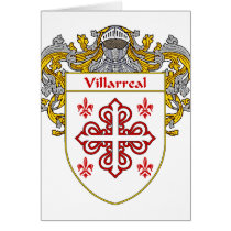 Villarreal Coat of Arms/Family Crest (Mantled) cards by NameGame Villarreal Coat of Arms/Family Crest (Mantled) cards