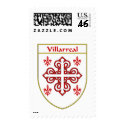 Villarreal Coat of Arms/Family Crest postage by NameGame Villarreal Coat of Arms/Family Crest postage