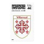 Villarreal Coat of Arms/Family Crest Postage Stamp