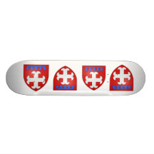 ville lux Bascharage, Luxembourg Skateboard Deck