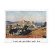 Villeneuve-Les-Avignon By Jean-Baptiste Corot Post Card