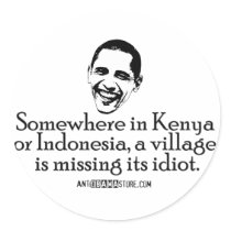 Villiage Idiot stickers