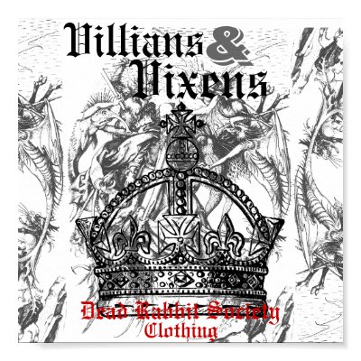 Villians & Vixens Print by GorillaKustom