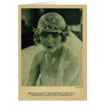 Vilma Banky 1925 vintage portrait Greeting Cards
