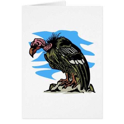 Vilma Vulture Greeting Card