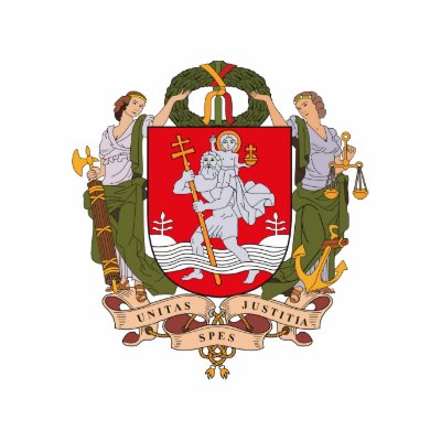 Vilnius Coat of Arms T-shirt by FlagTshirts