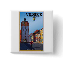 Vilseck - Tower Pinback Button