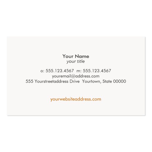 Vinate Rooster Etching Business Card (back side)