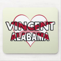 Vincent, Alabama mousepads