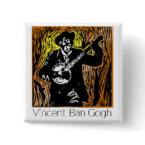 Vincent Ban Gogh Button buttons