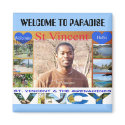 vincent island, WELCOME TO PARADISE magnets