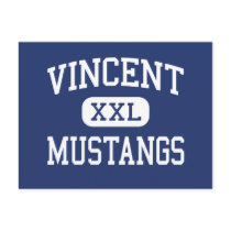 Vincent Mustangs Middle Beaumont Texas Post Card