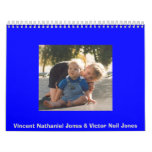 Vincent Nathaniel Jones &amp; Victor Neil Jones Wall Calendar