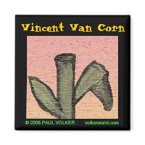 Vincent Van Corn magnet $3.00 magnets