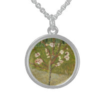 Vincent Van Gogh Almond Tree In Blossom Vintage Personalized Necklace