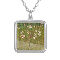 Vincent Van Gogh Almond Tree In Blossom Vintage Custom Necklace