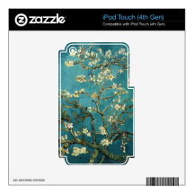Vincent Van Gogh - Blossoming Almond Tree Blossoms iPod Touch 4G Skins