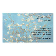 Vincent van Gogh, Blossoming Almond Tree Business Card Templates