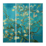 Vincent Van Gogh Blossoming Almond Tree Floral Art Triptych