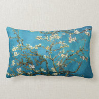Vincent van Gogh, Blossoming Almond Tree Throw Pillow