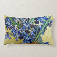 Vincent van Gogh, blue irises Pillows