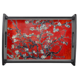 Vincent van Gogh Branches with Almond Blossom Service Trays