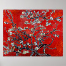 Vincent van Gogh Branches with Almond Blossom Posters
