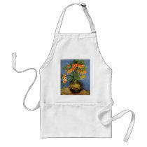Vincent van Gogh - Fritillaries in a Copper Vase aprons by tartanphoenix Vincent van Gogh - Fritillaries in a Copper Vase aprons
