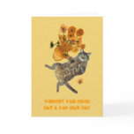 Vincent Van Gogh has a Bad Hair Day cards