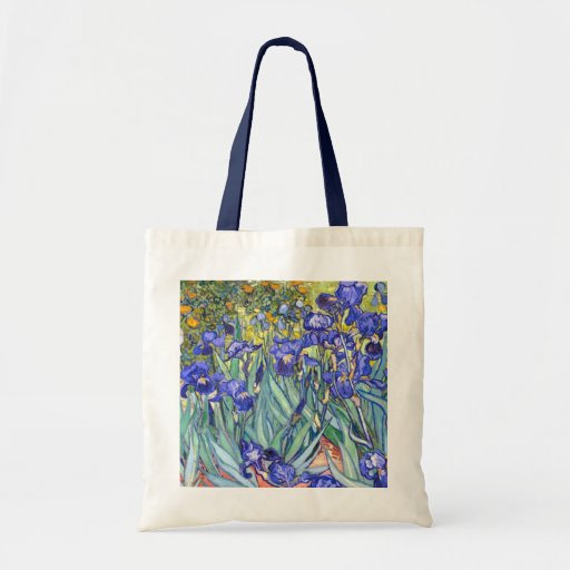 Vincent Van Gogh Irises Floral Vintage Fine Art Tote Bag | Zazzle