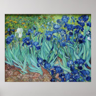 Vincent van Gogh, Irises. Poster