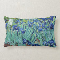 Vincent van Gogh, Irises Throw Pillow