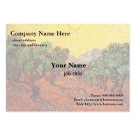 Vincent van Gogh,Olive Trees with Yellow  Sky and Business Card