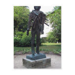 Vincent Van Gogh Park in Auvers-sur-Oise, with a s Postcard