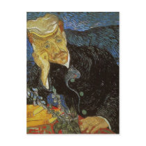 Vincent van Gogh Portrait of Dr. Gachet was painte Post Card