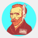 Vincent Van Gogh Round Sticker
