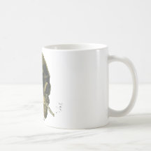 Vincent Van Gogh - Scull with Cigarette Coffee Mug