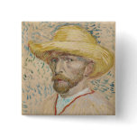 Vincent van Gogh, Self-portrait Button