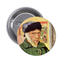 Vincent Van Gogh Self Portrait Buttons