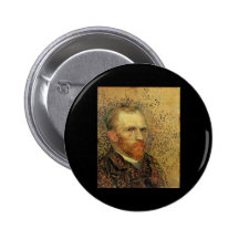 Vincent Van Gogh Self Portrait Pinback Button