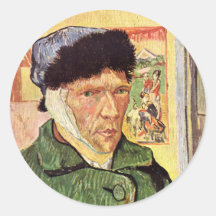 Vincent Van Gogh Self Portrait Sticker