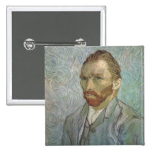 Vincent  Van Gogh Self Storage Button