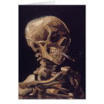 Vincent Van Gogh Skull with a Burning Cigarette Cards